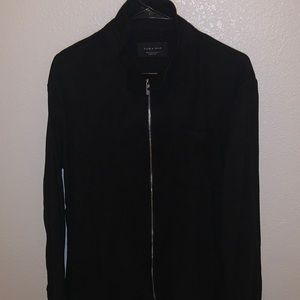 Suede Zara zip up